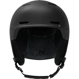 Salomon Husk Skihelm (Größe 53-56CM, schwarz)