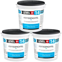 LEVEL PLUS Fertigspachtel 75 kg Finish Spachtel Q4 Fugenspachtel für Trockenbau Innen