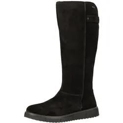 Stiefel LEGERO "Legero Stiefel Veloursleder", Damen, Gr. 38,5, schwarz, Veloursleder, casual, Schuhe