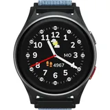 Anio 6 4G 40 mm Kunststoffgehäuse blau Klettverschluss blau M