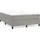 vidaXL Boxspringbettgestell, Hellgrau 140x200 cm Samt