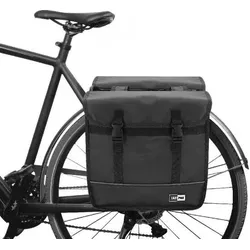 Fahrradtaschen Double Electric Bicycles Waterproof - Mattschwarz - 35L SCHWARZ 35 LITER