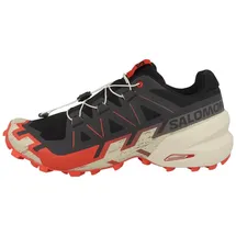 Salomon Speedcross 6 Herren Black/Fiery Red/Almond Milk 43