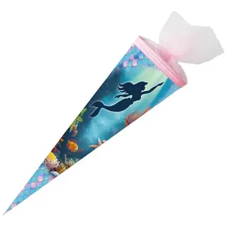 NESTLER Schultüte Meerjungfrau, 50cm rund