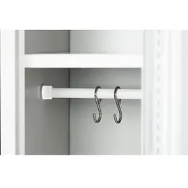 Phoenix Spind Locker grau, rot PL1130GRK, 1 Schließfach 30,0 x 50,0 x 183,0 cm