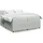 vidaXL Boxspringbett 200 x 200 cm Hellgrau