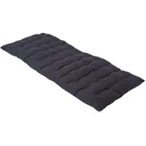 Homescapes Bankauflage 108 x 42 x 5 cm schwarz 2 St.