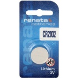 Renata CR2032 (1 Stk., CR2032, 225 mAh), Batterien + Akkus