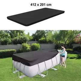 BESTWAY Poolabdeckung Blau 404x201x100 cm