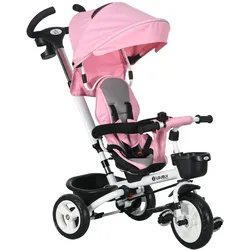 HOMCOM Dreirad Polyester, Metall