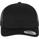 Flexfit Retro Trucker Cap schwarz