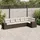 vidaXL Garten-Lounge-Set 6-tlg. braun