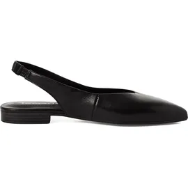 TAMARIS Damen Sling Pump mit Blockabsatz Leder, schwarz, 40 EU