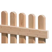 Gartenpirat Holzpaket für Lattenzaun Lärche 180x100 cm 13 Zaunlatten 2 Riegel