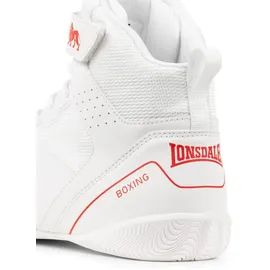 Lonsdale Rufford Herren Weiß/Rot 40