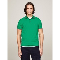 Tommy Hilfiger Poloshirt »1985 RWB TIPPED SLIM POLO«, mit TH-Farben an Ärmel und Kragen, Gr. XXXL, olympic green, , 38842357-XXXL