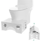 Klappbarer Toilettenhocker – Ergonomischer Badezimmerhocker Für Erwachsene Und Kinder – Toilettenhocker Für Bad Und Wc