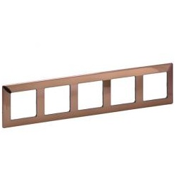 Legrand  Valena Life Rahmen 5-fach (kupfer)