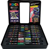 Uni-Ball Faber-Castell Marker POSCA Etui Groovy Colours