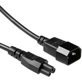 Act AK5218 0.5m C5-Koppler C14-Koppler Schwarz Stromkabel (AK5218)