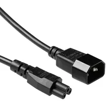 Act AK5218 0.5m C5-Koppler C14-Koppler Schwarz Stromkabel (AK5218)