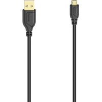 Hama USB-Kabel USB 2.0 USB-A Stecker, USB-Micro-B Stecker 0.75m