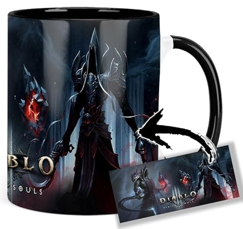Diablo III Reaper Of Souls Malthael A Tasse Innen & Henkel Schwarz Keramikbecher Mug