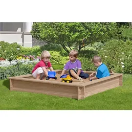 Gartenpirat Holzsandkasten Werner 150 × 150 cm unbehandelt