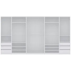 marmex möbel Kleiderschrank TRES 380 x 206 x 51 cm Weiß