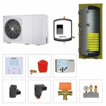 solarbayer� Solarbayer Wärmepumpenpaket LWM8/2xPS300 Friwa Set3 Speicher & Frischwassermodul
