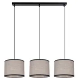 Licht-Erlebnisse Ladiun 3 Leuchtmittel länglich beige/schwarz