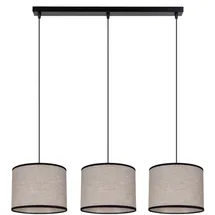 Licht-Erlebnisse Ladiun 3 Leuchtmittel länglich beige/schwarz