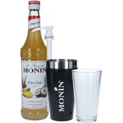 Monin Cocktail Set inkl. Sirup, Dosierpumpe & Shaker
