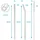 Intirilife Strohhalm Set 15-teilig 20 x 0,8 cm Transparent