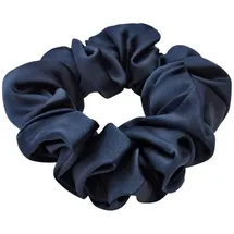Lenoites Mulberry Silk Scrunchie Blue
