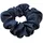 Lenoites Mulberry Silk Scrunchie Blue