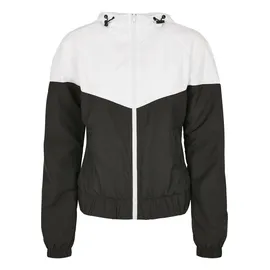 URBAN CLASSICS Ladies Arrow Windbreaker white/black -