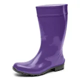 Ladeheid Damen Gummistiefel LA-967 (Violett/Schwarz, 39 EU) - -