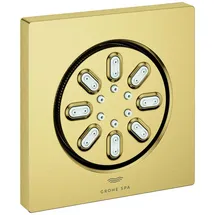 Grohe Seitenbrause 26802 Rainshower Aqua eckige Form cool sunrise gebürstet, 26802GN0 26802GN0