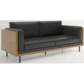 Playboy Couch 3-Sitzer schwarz