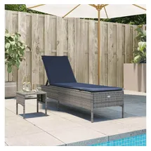 vidaXL Sonnenliege 55 x 97 x 0 cm Grau