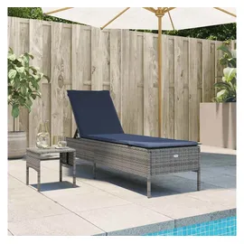 vidaXL Sonnenliege 55 x 97 x 0 cm Grau