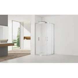 Swiss Aqua Technologies SAT TEX Duschkabine Viertelkreis 90 x 90 cm SATBKTEXS90
