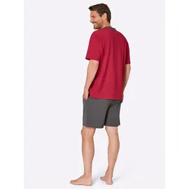 wäschepur Shorty Wäschepur Rot/Grau 52/54