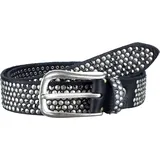 b.belt Gürtel Leder Schwarz 80 cm