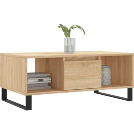 furnicato Couchtisch Moderner Braun Eiche 90 x 36,5 x 50 cm
