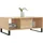furnicato Couchtisch Moderner Braun Eiche 90 x 36,5 x 50 cm