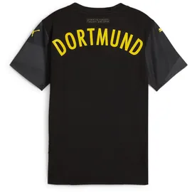 Puma Borussia Dortmund Auswärtstrikot Jugendliche Black Faster Yellow - 5-6 Jahre