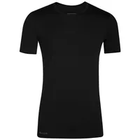 Kaipara - Merino Sportswear Rundhalsshirt Merino Shirt Herren Kurzarm Slimfit 150 (1-tlg) aus reiner Merinowolle Made in Germany schwarz XL