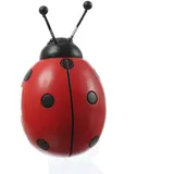 MARELIDA Blumentopfhänger Marienkäfer Dekofigur als Topfhänger Tierfigur - Polyresin ...